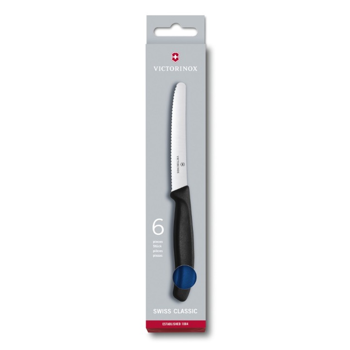 Obrázek Sada nožů na rajčata/stolování Victorinox Swiss Classic 6 ks