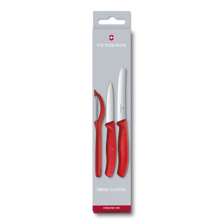 Obrázek Sada nožů se škrabkou Victorinox 3 ks