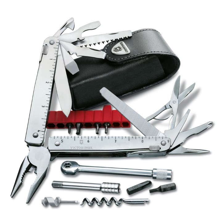 Obrázek Multifunkční kleště Victorinox Swiss Tool X Plus s ráčnou místo kličky