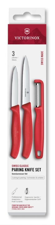 Obrázek Sada nožů se škrabkou Victorinox Swiss Classic 3 ks