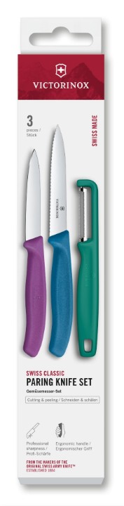 Obrázek Sada nožů se škrabkou Victorinox Swiss Classic 3 ks