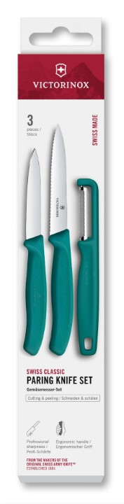 Obrázek Sada nožů se škrabkou Victorinox Swiss Classic 3 ks