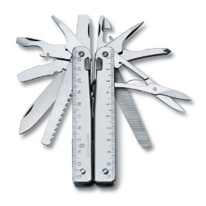Obrázek Multifunkční kleště Victorinox Swiss Tool X + kožené pouzdro