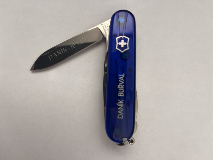 Obrázek Victorinox gravírování čepel + střenka